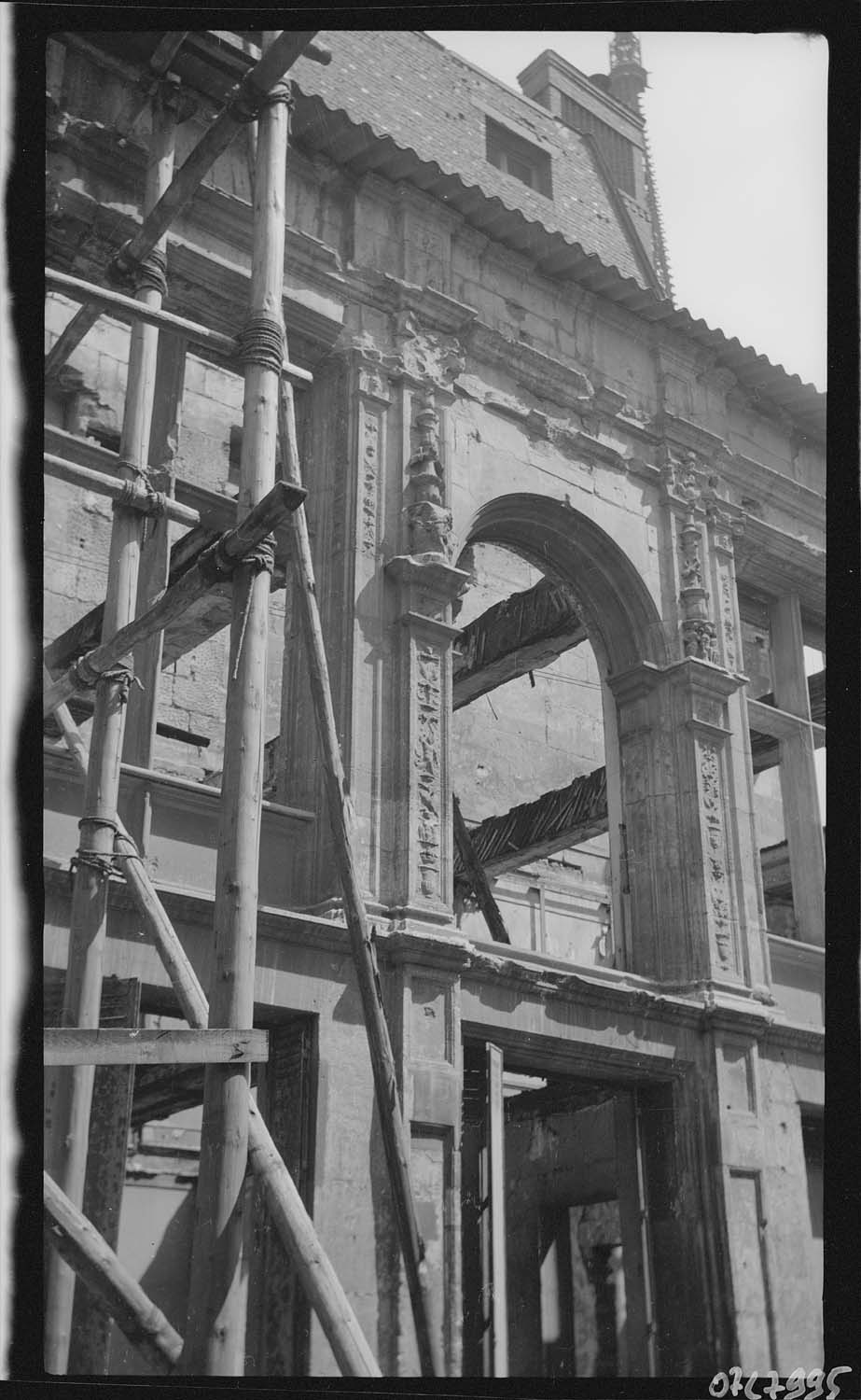 Décor des pourtours d'ouverture, détail