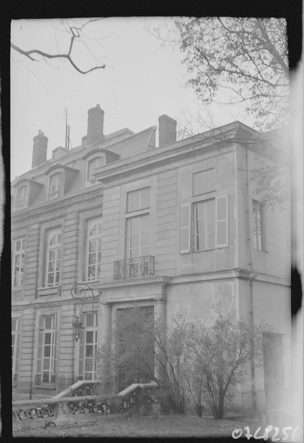 Façade de l'aile sur cour