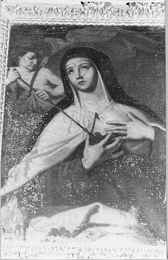 Tableau : 'Sainte Thérèse d'Avila', huile sur toile