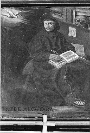 Tableau : 'Saint Pierre d'Alcantara', huile sur toile - © Ministère de la Culture (France), Médiathèque du patrimoine et de la photographie (objets mobiliers), tous droits réservés