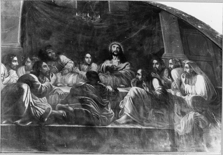 Tableau : 'La Cène', huile sur toile - © Ministère de la Culture (France), Médiathèque du patrimoine et de la photographie (objets mobiliers), tous droits réservés
