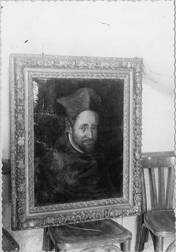 Tableau, cadre : 'Portrait du cardinal de Joyeuse', huile sur toile, cadre