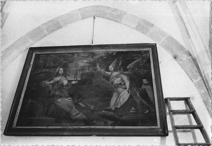 Tableau : 'L'Annonciation', panneau peint - © Ministère de la Culture (France), Médiathèque du patrimoine et de la photographie (objets mobiliers), tous droits réservés
