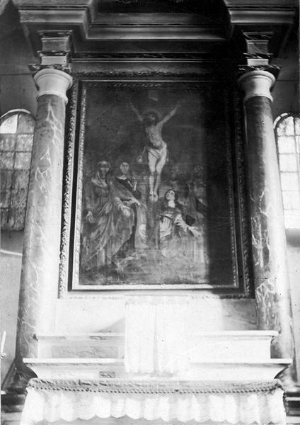 tableau : Jésus mourant sur la croix, vue générale - © Ministère de la Culture (France), Médiathèque du patrimoine et de la photographie (objets mobiliers), tous droits réservés