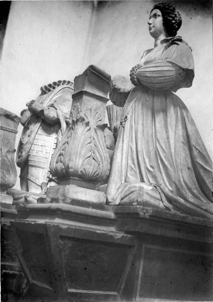tombeau de Jean-Baptiste d'Ornano, maréchal de France, et de Marie de Montlaur, vue partielle - © Ministère de la Culture (France), Médiathèque du patrimoine et de la photographie (objets mobiliers), tous droits réservés