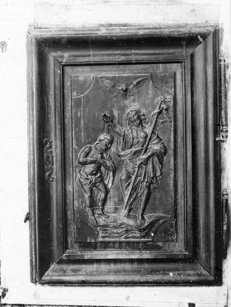 porte : Baptême du Christ, vue générale