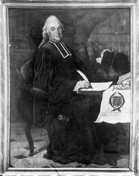 tableau : portrait de l'abbé Sabatier, vue générale - © Ministère de la Culture (France), Médiathèque du patrimoine et de la photographie (objets mobiliers), tous droits réservés