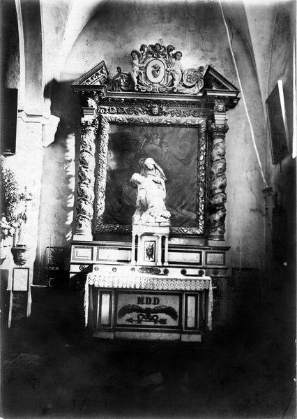 retable, tableau : Notre-Dame des sept Douleurs, vue générale