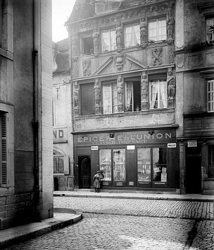 Façade principale, épicerie de l'Union