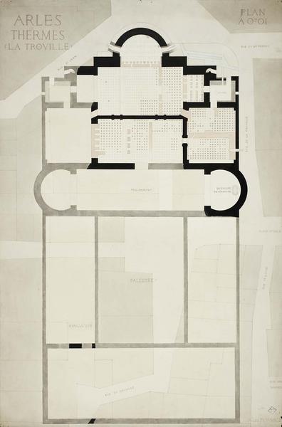 Plan d'ensemble des parties restantes