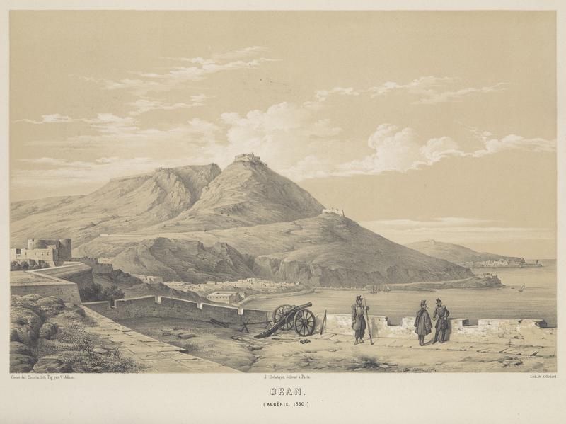 Lithographie : Oran (Algérie 1830)
