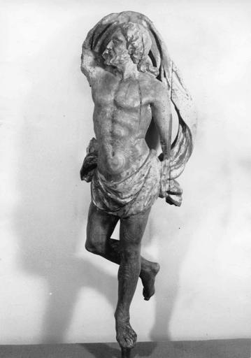 statue : Christ de l'Ascension, bois