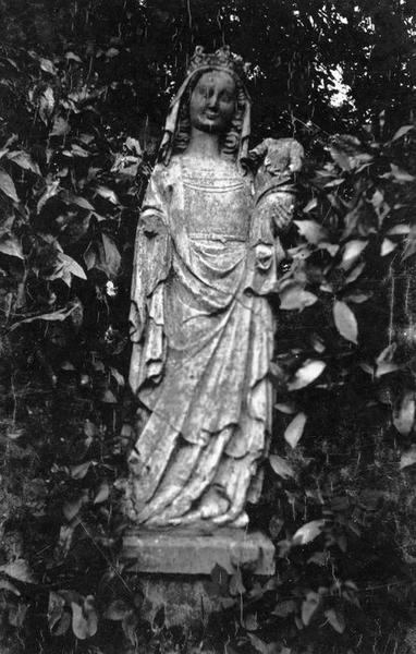 statue : Vierge à l'Enfant, vue générale