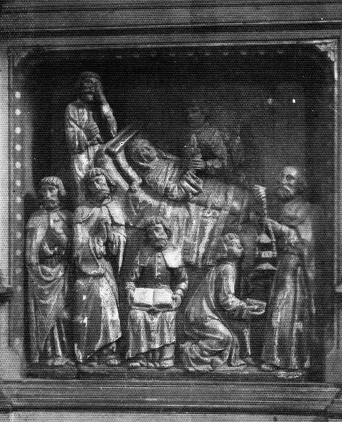 bas-reliefs : scènes de la vie du Christ, détail