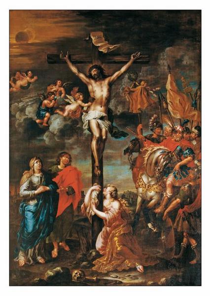 tableau : Crucifixion - © Ministère de la culture (France), Médiathèque du patrimoine et de la photographie, tous droits réservés ; service de l'Inventaire, Champagne-Ardenne