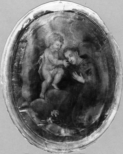 Tableau : Saint Antoine de Padoue (classé sous le titre Saint François d'Assise), huile sur toile
