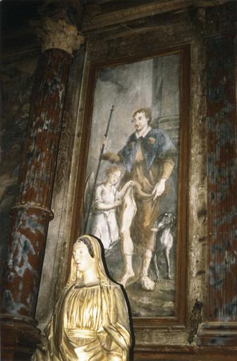 Tableau : Saint Roch, huile sur toile - © Ministère de la Culture (France), Médiathèque du patrimoine et de la photographie (objets mobiliers), tous droits réservés