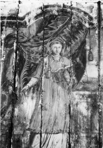Plafond : saint abbé