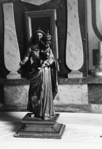 Statuette : Vierge à l'Enfant