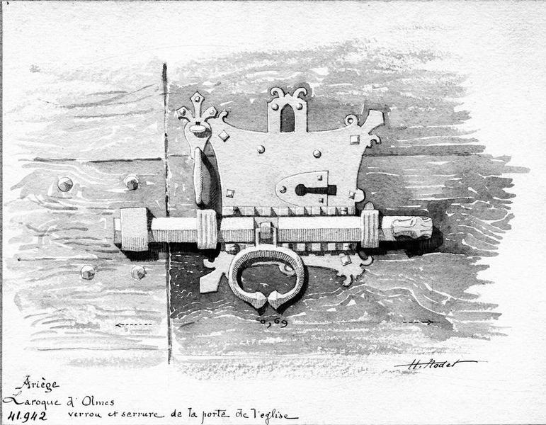 serrure, vue générale - © Ministère de la Culture (France), Médiathèque du patrimoine et de la photographie (objets mobiliers), tous droits réservés