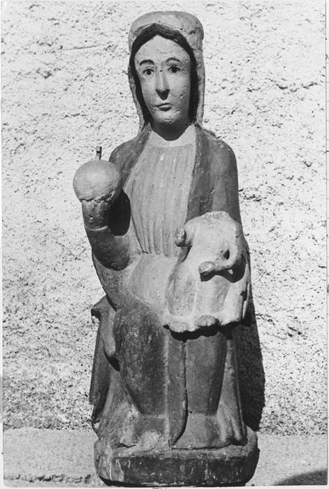 statue (statuette) : Vierge à l'Enfant dite Notre-Dame-d'Aulignac