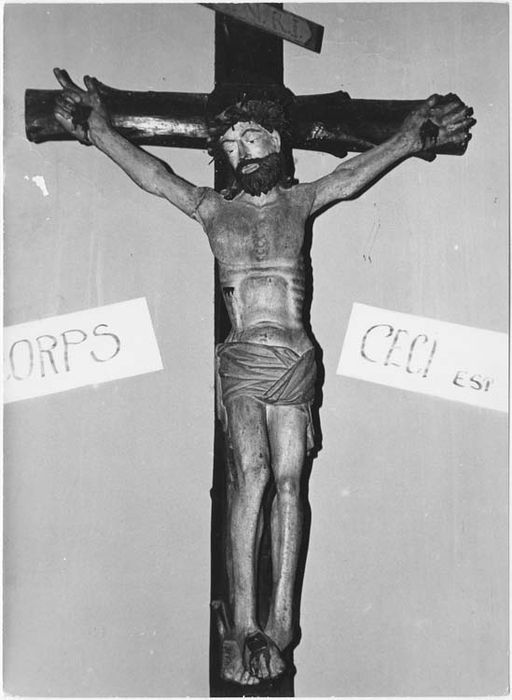 statue : Christ en croix - © Ministère de la Culture (France), Médiathèque du patrimoine et de la photographie, diffusion RMN-GP