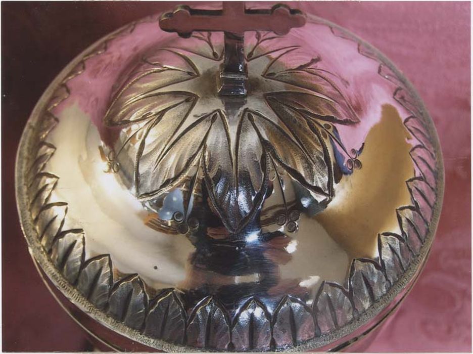 ciboire, détail du couvercle