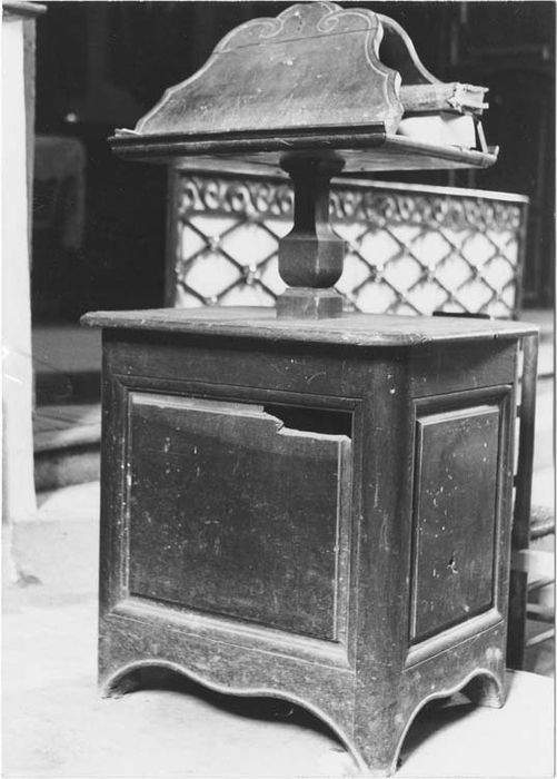 lutrin à armoire - © Ministère de la Culture (France), Médiathèque du patrimoine et de la photographie, diffusion RMN-GP