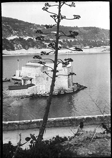 Vue plongeante sur les fortifications du port