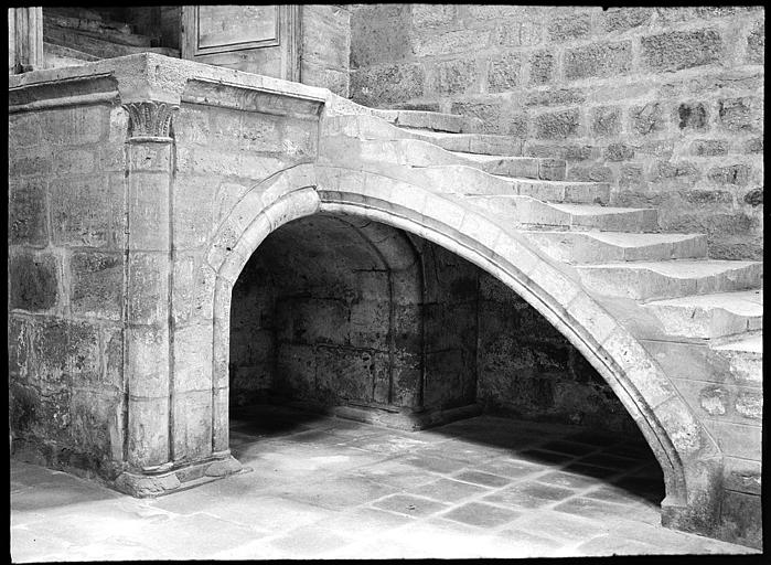 Transept droit : escalier