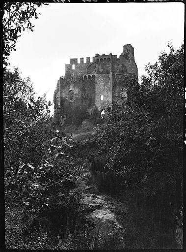 Vestiges : château pris en contrebas