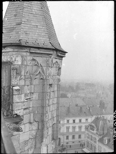 Tour du musée : vue sur la ville prise de la terrasse