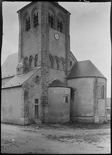 Vue d'ensemble, clocher