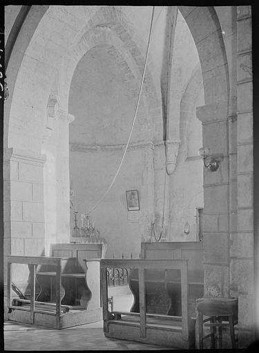 Intérieur : le transept