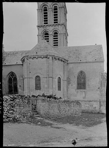 Ensemble nord-est, abside et clocher