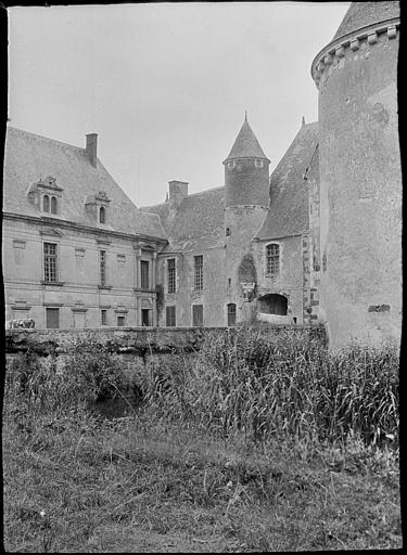 Aile ouest : façade postérieure