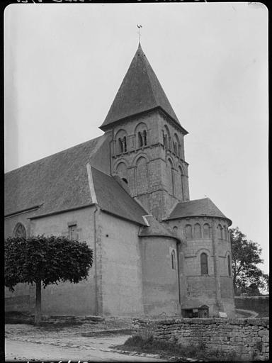 Ensemble nord-est, abside et clocher