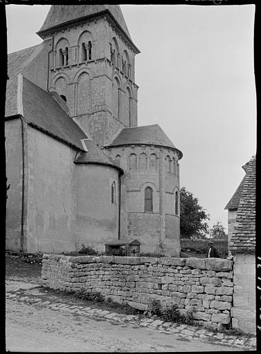 Ensemble nord-est, abside et clocher