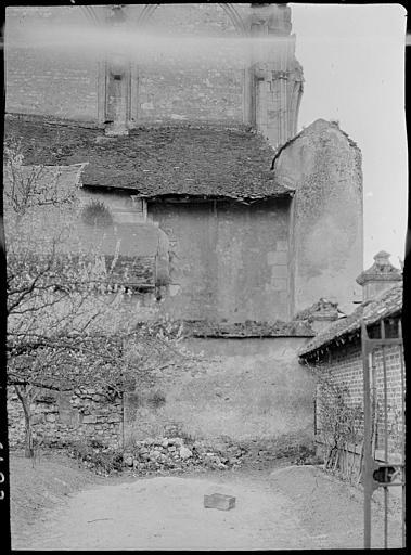 Façade latérale : détail