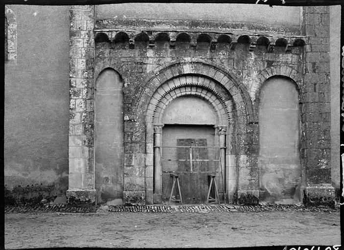 Portail nord, travaux de restauration