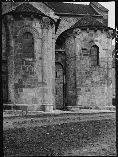 Abside : absidioles côté sud