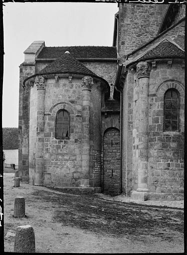 Abside : absidioles côté sud