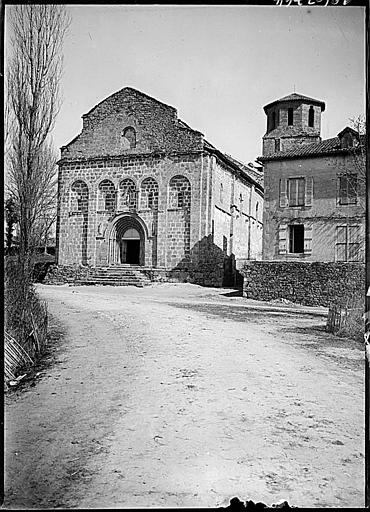 Façade ouest, clocher