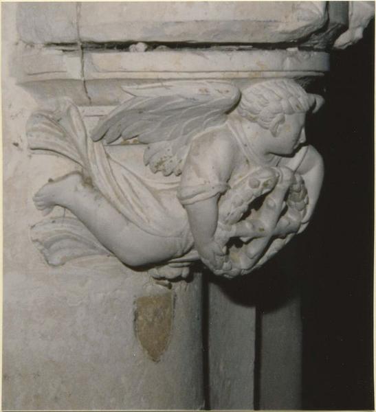 statue : saint Jacques le majeur, détail de la console