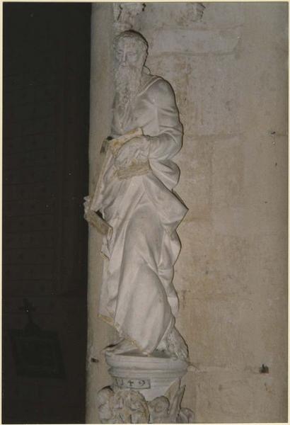 statue : saint Thomas, vue générale