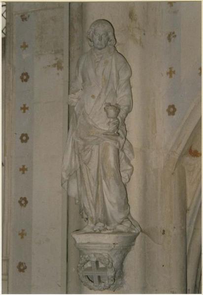 statue : saint Jean, vue générale