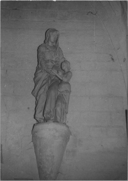 Groupe sculpté : Éducation de la Vierge