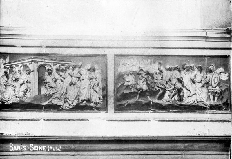 bas-reliefs : scènes de la vie de saint Étienne, vue générale