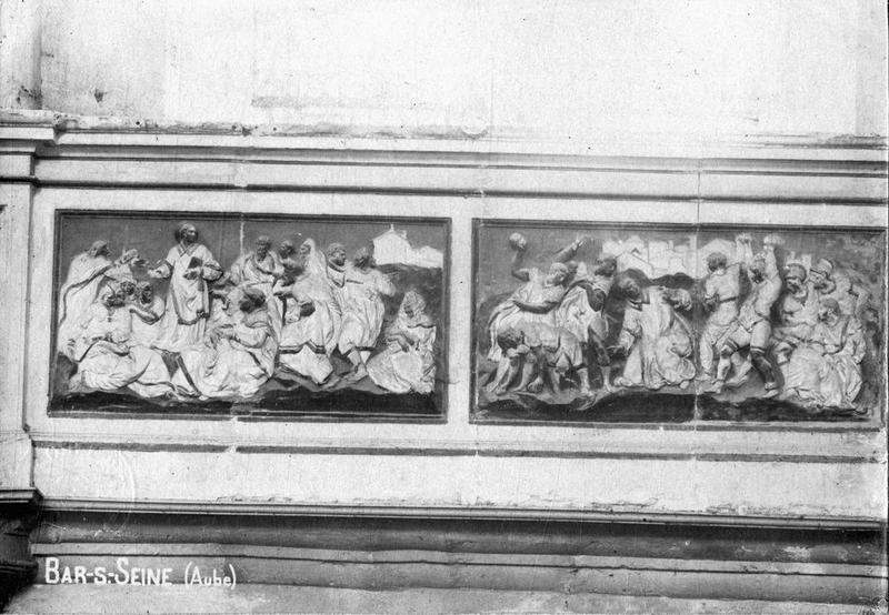 bas-reliefs : scènes de la vie de saint Étienne, vue générale