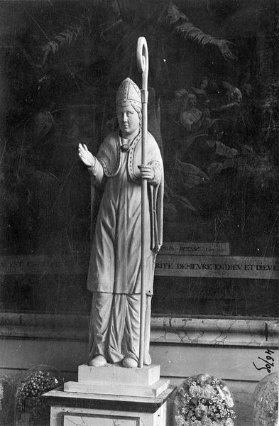 statue : saint Nicolas, vue générale